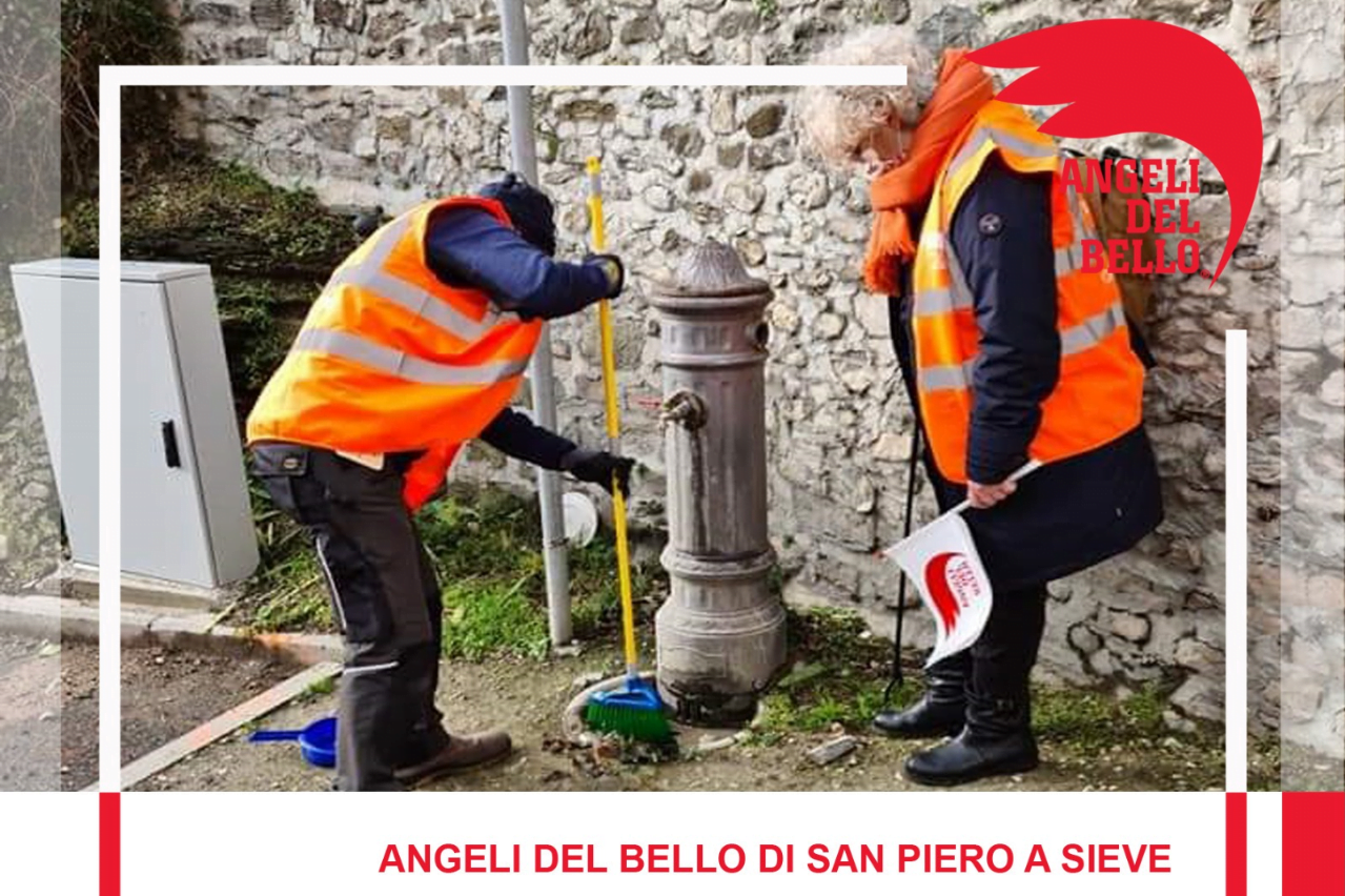 Gli ‘Angeli del Bello’ bonificano la zona della stazione di San Piero. Domani, alle 14
